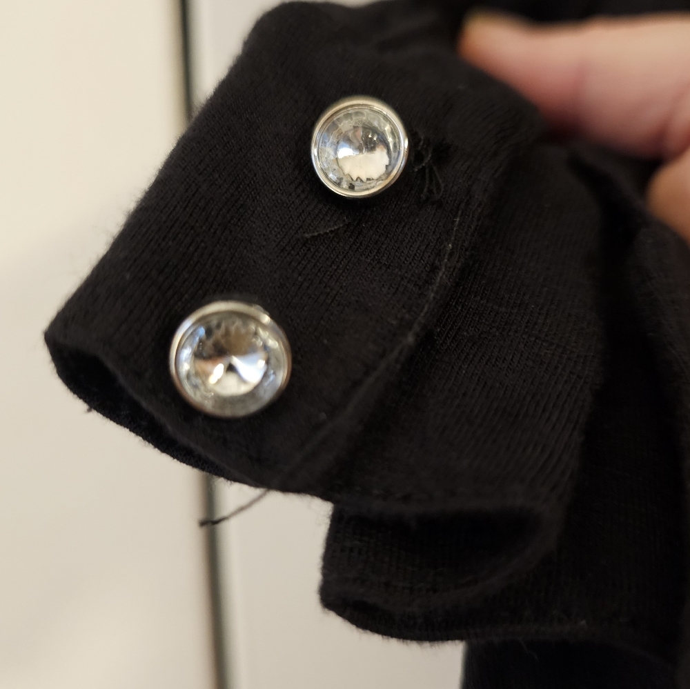 Rhinestone Button Down - Picture 3 of 4